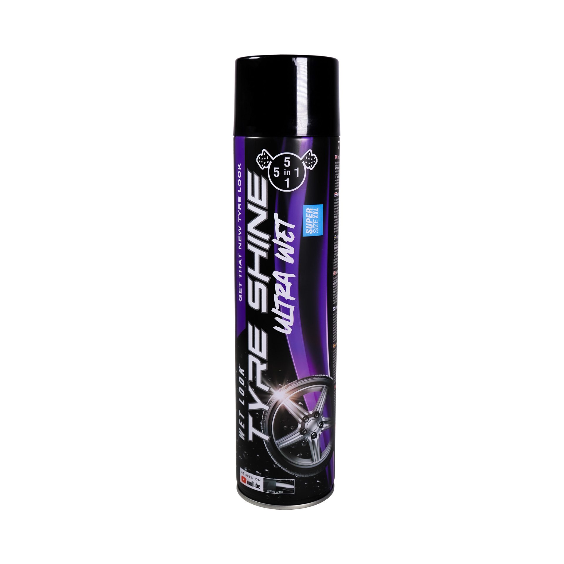 5in1 Ultra Wet Tyre Shine Bandenzwart