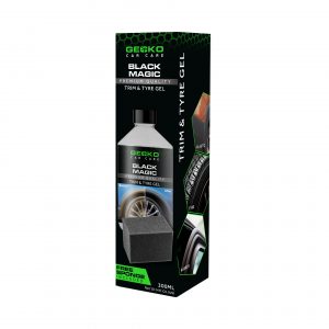 Gecko Black Magic Trim & Tyre Gel + Spons 300ml