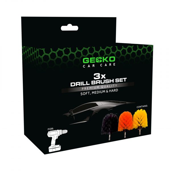 Gecko Boorborstels 3 stuks
