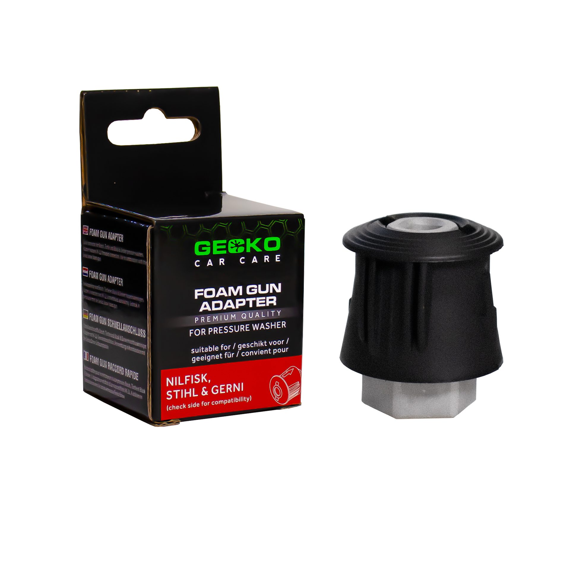 Gecko Foam gun adapter Nilfisk/Stihl/Gerni