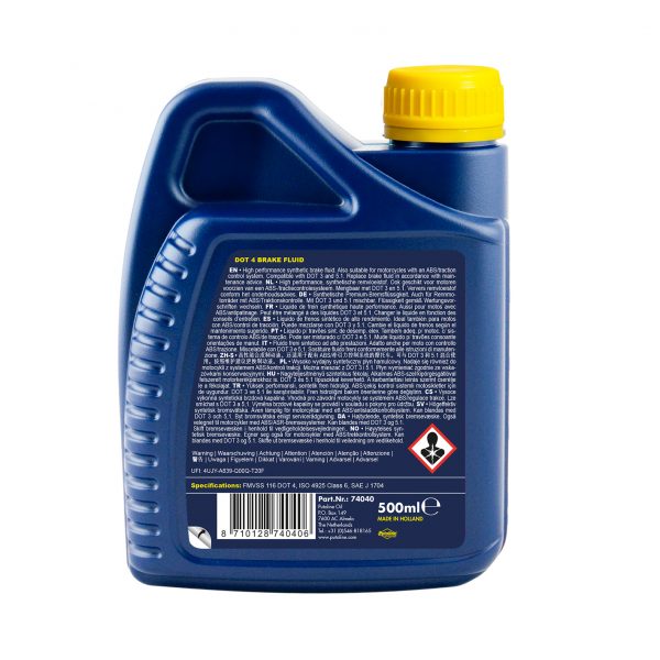 Putoline remvloeistof DOT 4 500ml