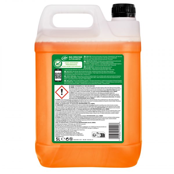 Turtle Wax 54550 Big Orange Auto Shampoo 5 Liter