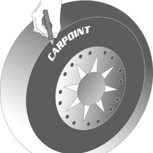 Carpoint Bandenmerkstift Wit