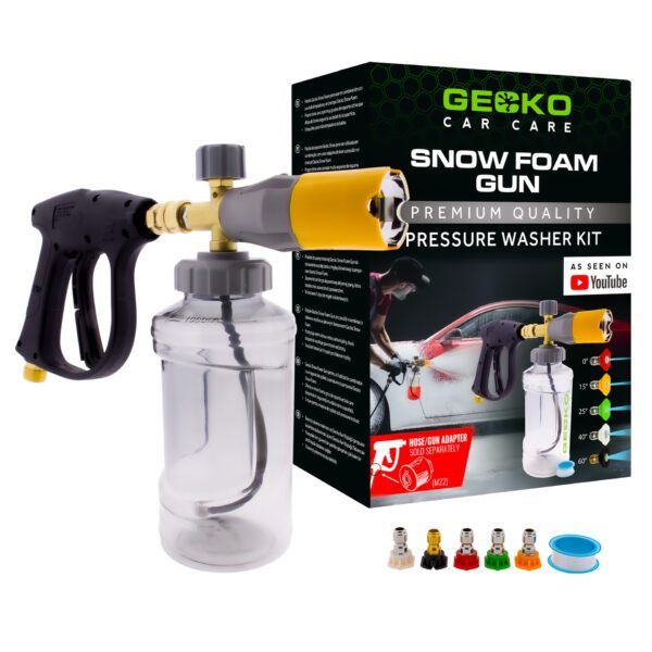 Gecko Snow Foam Gun met Adapters