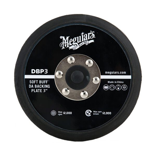 Meguiar's DBP3 DA Soft Buff DA Backing Plate 3"