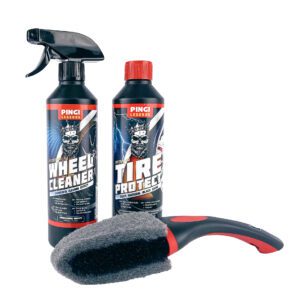 Pingi Car Care 3-Delige  Schoonmaakset Wheel Brush