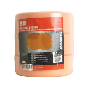 Zachte polijstsponsen uitgevoerd in oranje (3 stuks)