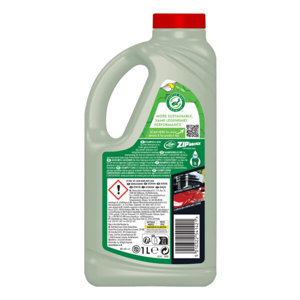 Turtle Wax 54142 Zip Wax Shampoo Dubbel Geconcentreerd 1 Liter