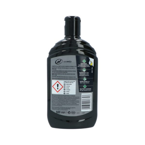 Turtle Wax Hybrid Solutions Ceramic Black Polish (500 ml)