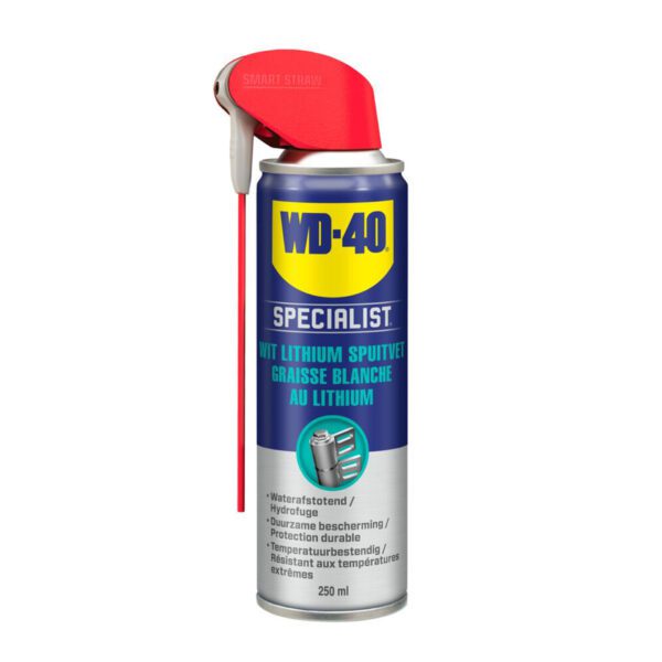 WD-40 Hoogwaardig Wit Lithiumspuitvet 250ml