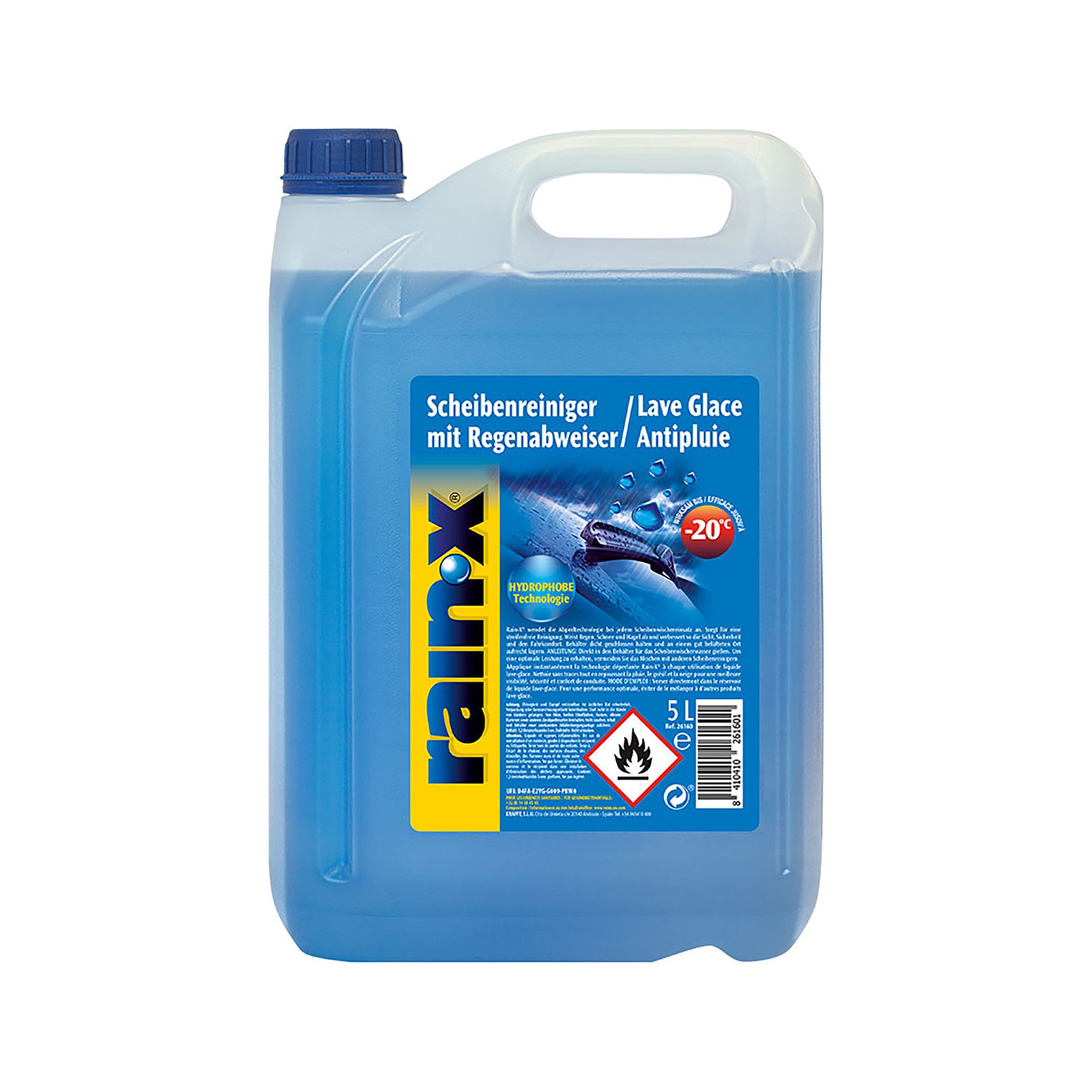 Rain-X Ruitensproeiervloeistof Anti-Regen -20°C 5 Liter